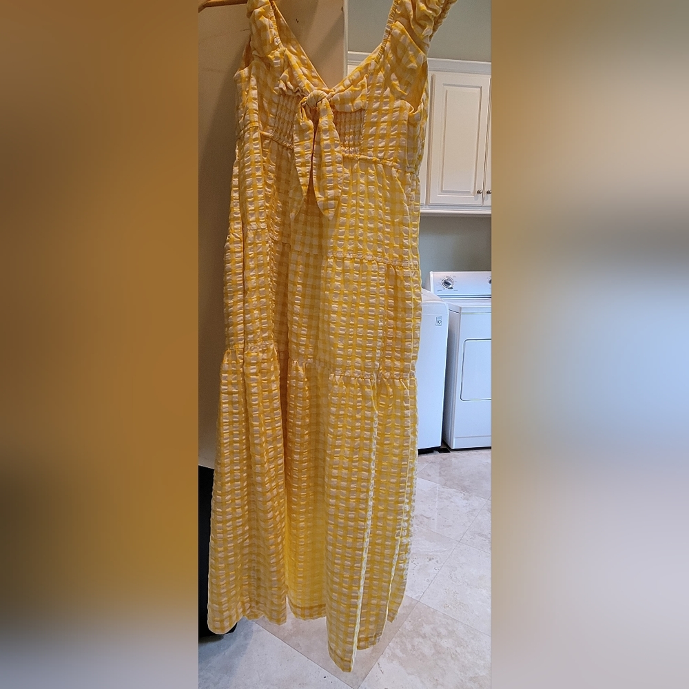 Beautiful yellow summer dress